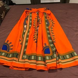 NWT Kente Cloth Skirt